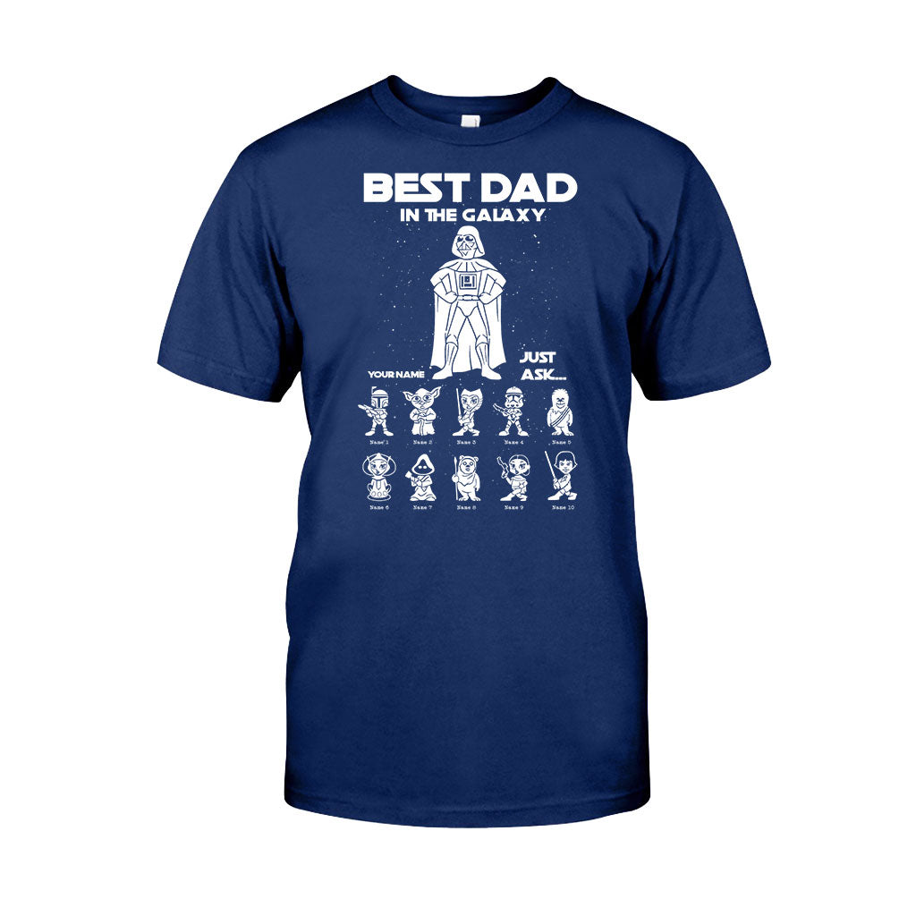 Personalized Best Dad In The Galaxy T-shirt & Hoodie Gift T-shirt & Hoodie GradoCreations