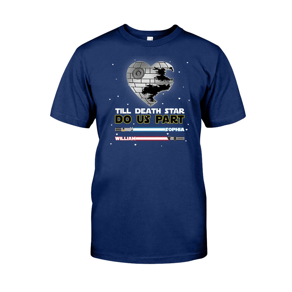 Personalized Till Death Star Do Us Part Couple T-shirt & Hoodie Gift T-shirt & Hoodie GradoCreations
