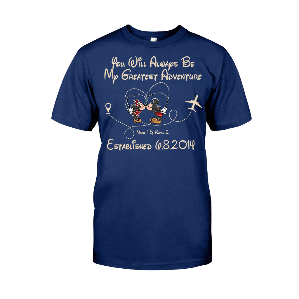 Personalized Couple Mouse T-shirt & Hoodie Gift for Valentine’s Day T-shirt & Hoodie GradoCreations