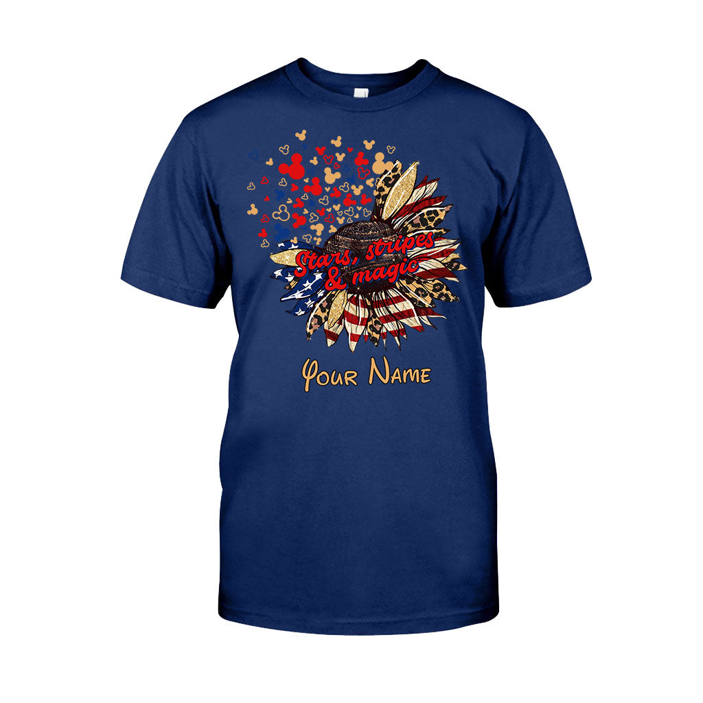 Personalized Independence Day T-Shirt & Hoodie with American Flag Design T-shirt & Hoodie GradoCreations