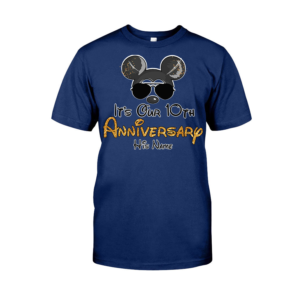 Personalized Anniversary T-shirt & Hoodie with Custom Names T-shirt & Hoodie GradoCreations