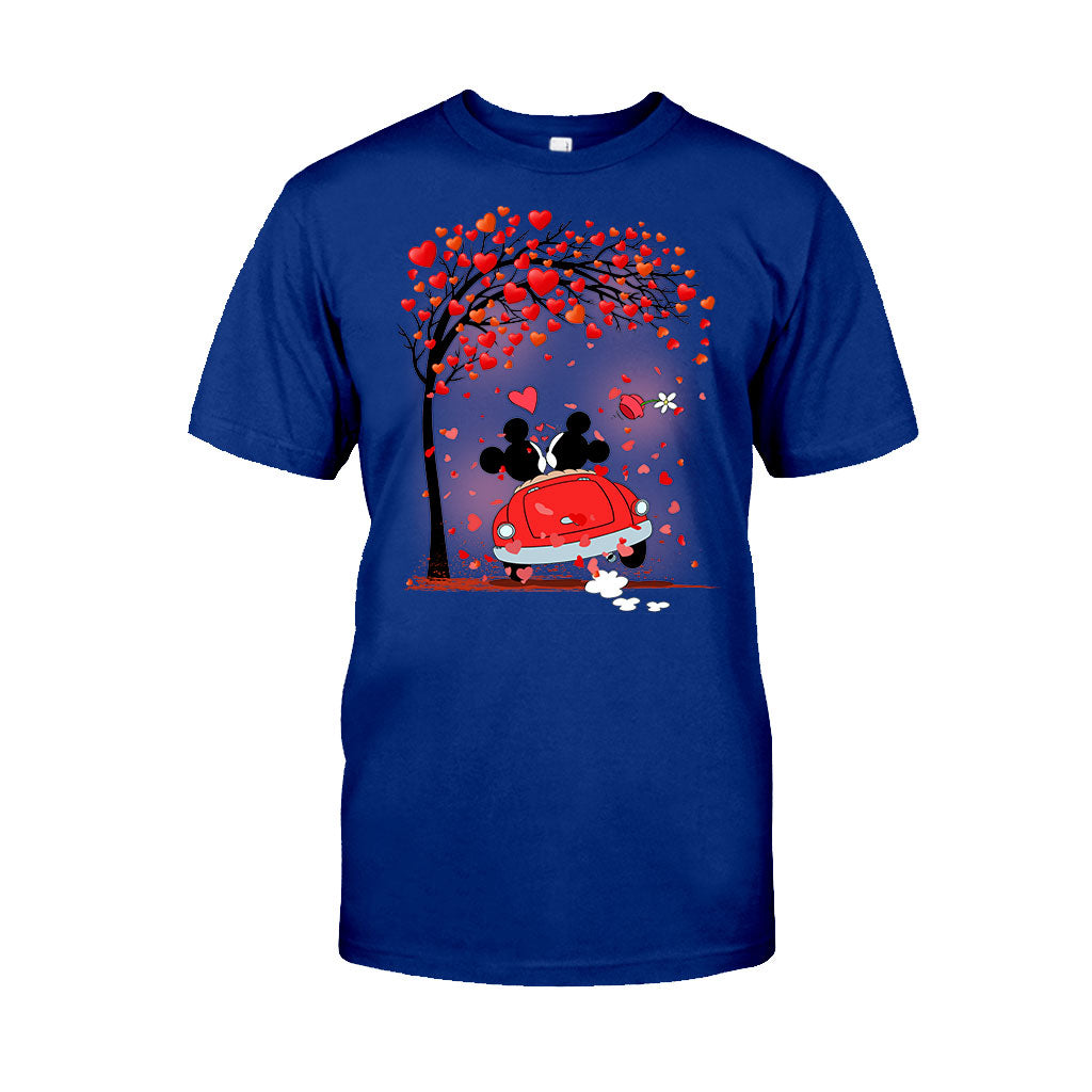 Personalized Couple T-Shirt & Hoodie with Heart Design for Valentine’s Day T-shirt & Hoodie GradoCreations