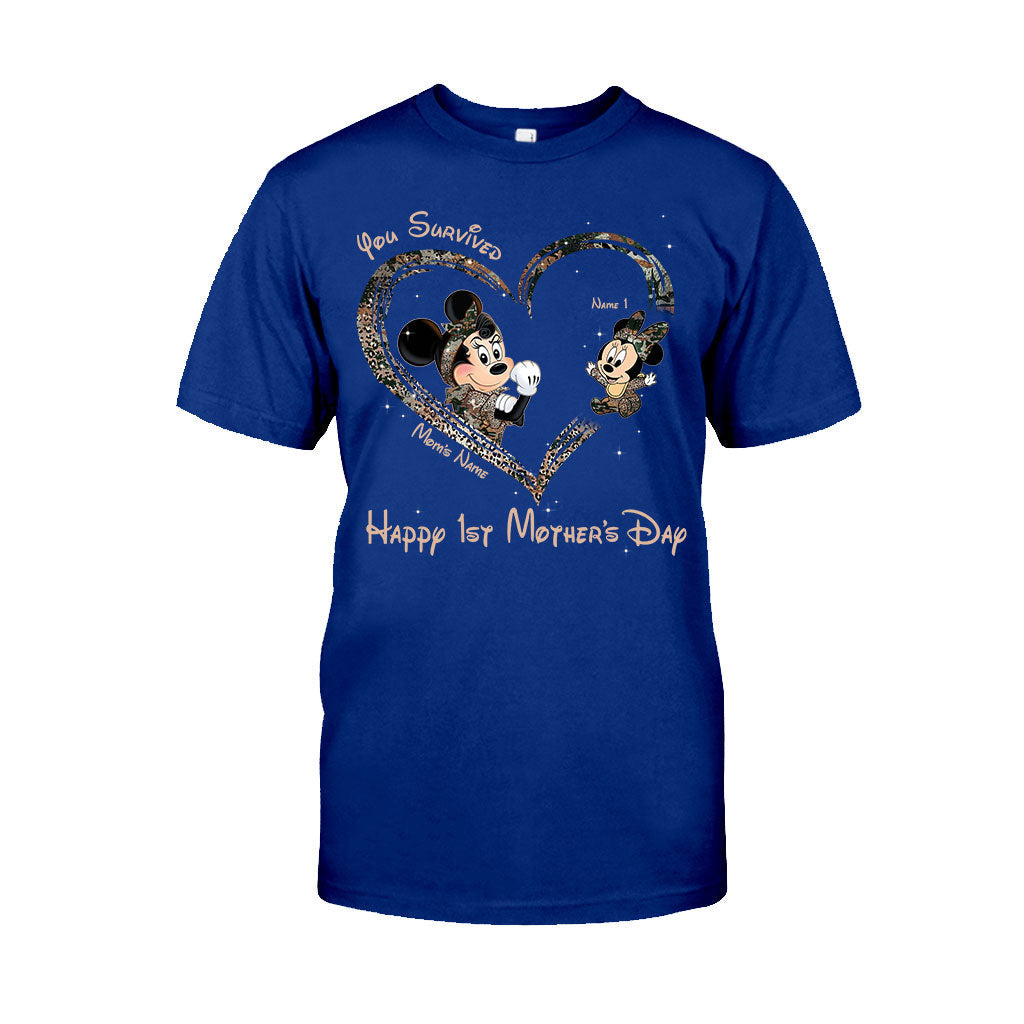 Personalized Mother's Day T-shirt & Hoodie You Survived Gift for Mom T-shirt & Hoodie GradoCreations