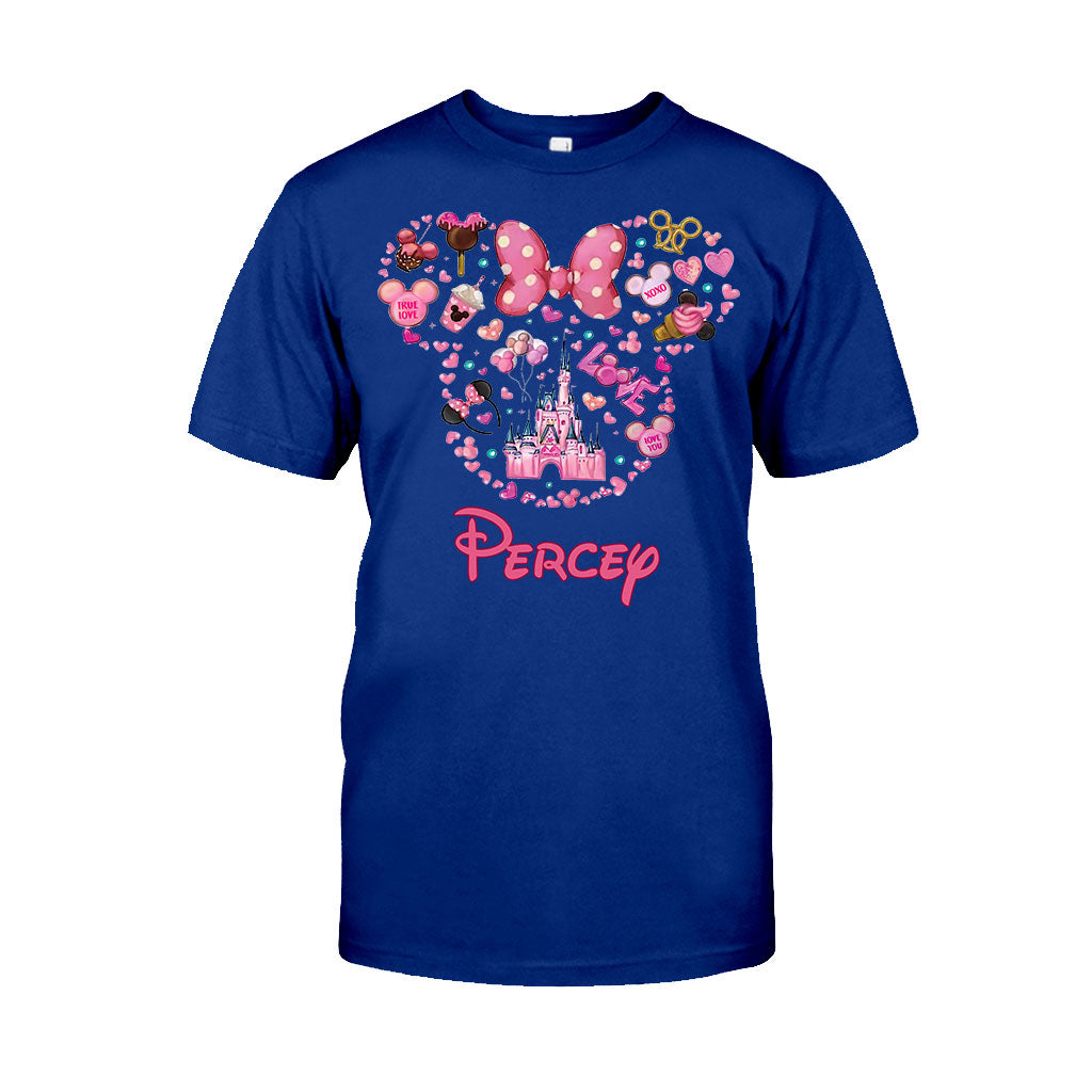 Personalized Christmas Mouse T-shirt & Hoodie Custom Name Gift T-shirt & Hoodie GradoCreations