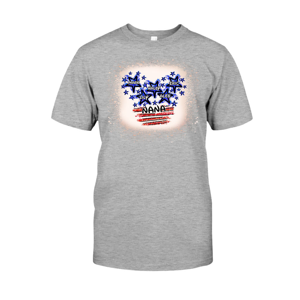Personalized Independence Day T-shirt for Nana Custom Names Gift T-shirt & Hoodie GradoCreations