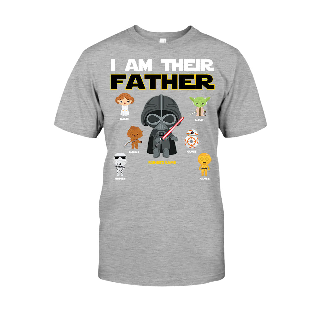 Personalized I Am Their Father T-Shirt & Hoodie Gift for Dad, Custom Name, Father's Day T-shirt & Hoodie GradoCreations
