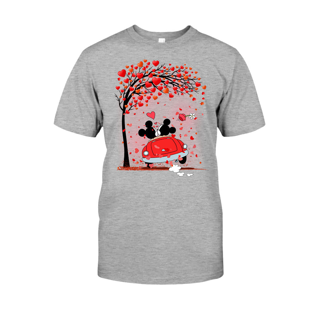 Personalized Couple T-Shirt & Hoodie with Heart Design for Valentine’s Day T-shirt & Hoodie GradoCreations