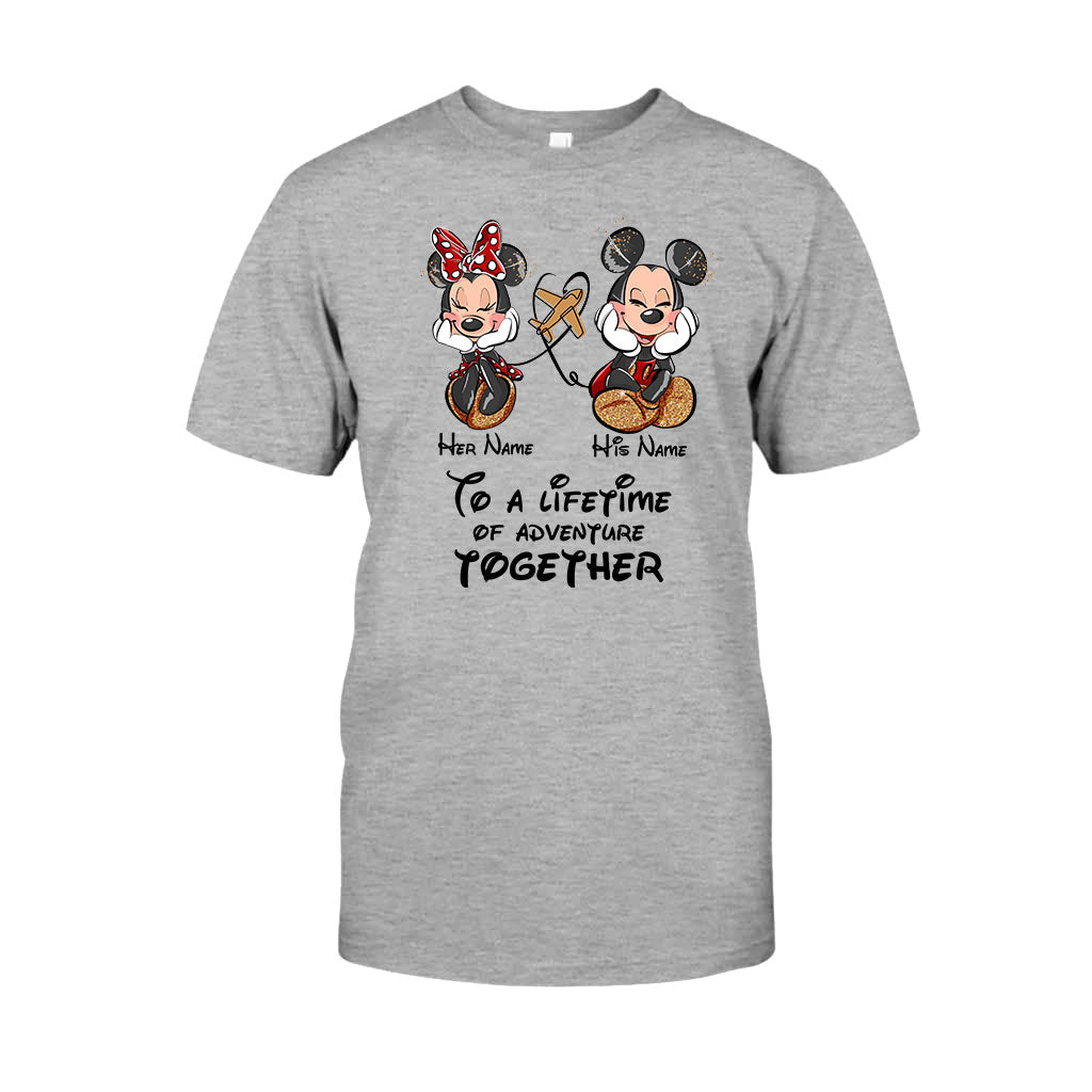 Personalized Disney Adventure T-shirt & Hoodie for Couples T-shirt & Hoodie GradoCreations