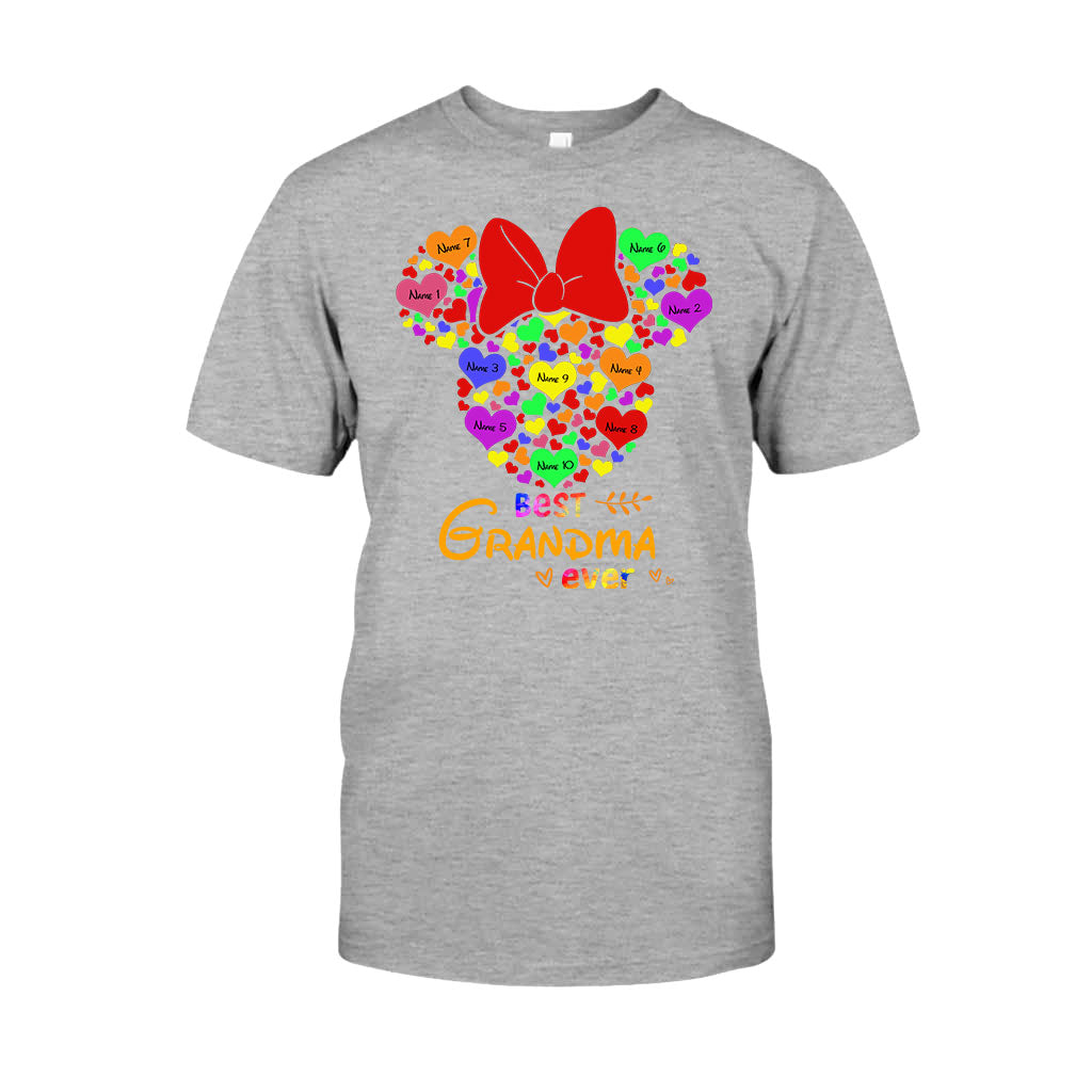 Personalized Mother's Day T-Shirt & Hoodie Best Grandma Ever Gift T-shirt & Hoodie GradoCreations