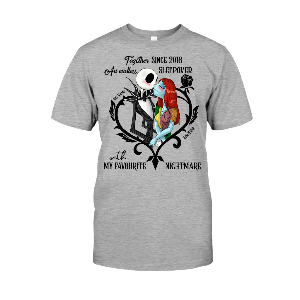 Personalized Nightmare T-shirt and Hoodie Gift for Couples T-shirt & Hoodie GradoCreations
