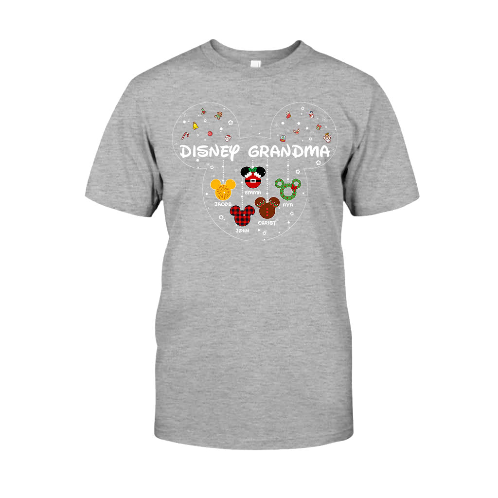 Personalized Christmas T-shirt and Hoodie for Grandma T-shirt & Hoodie GradoCreations