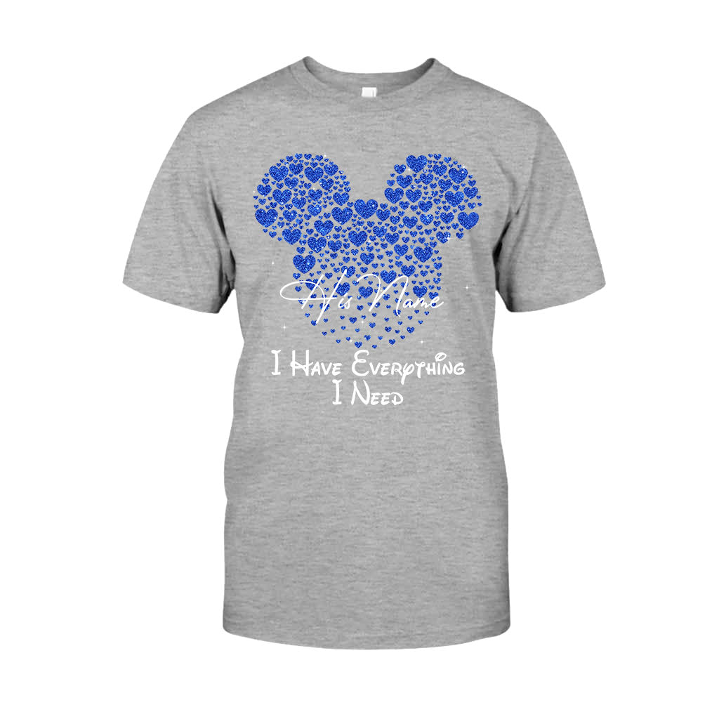 Personalized Mouse T-shirt & Hoodie Custom Name Gift for Couples T-shirt & Hoodie GradoCreations