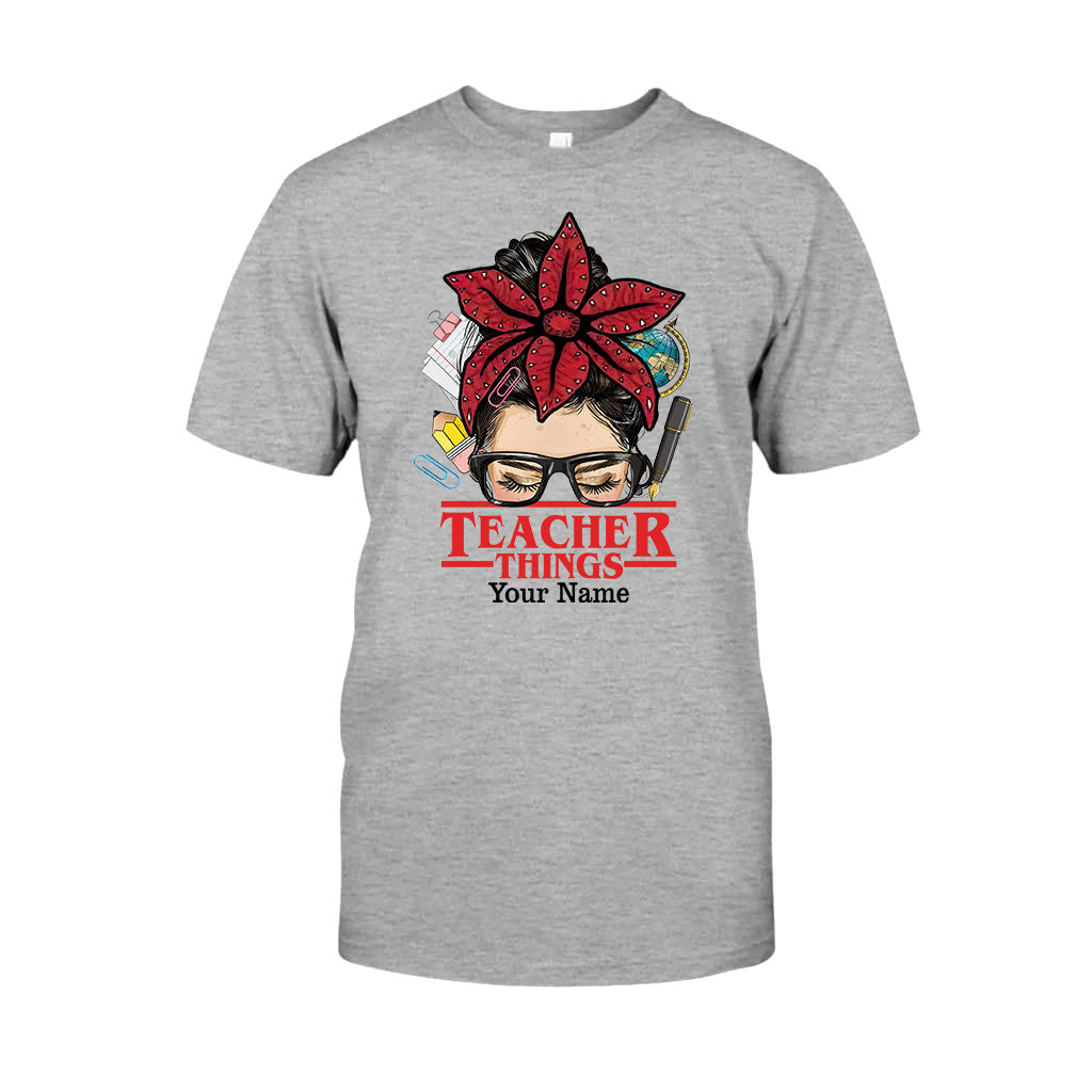 Personalized Teacher Things T-shirt & Hoodie Custom Name Gift T-shirt & Hoodie GradoCreations