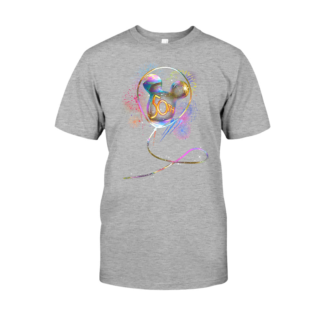 Personalized 50th Birthday Mouse Ear Balloon T-shirt & Hoodie T-shirt & Hoodie GradoCreations