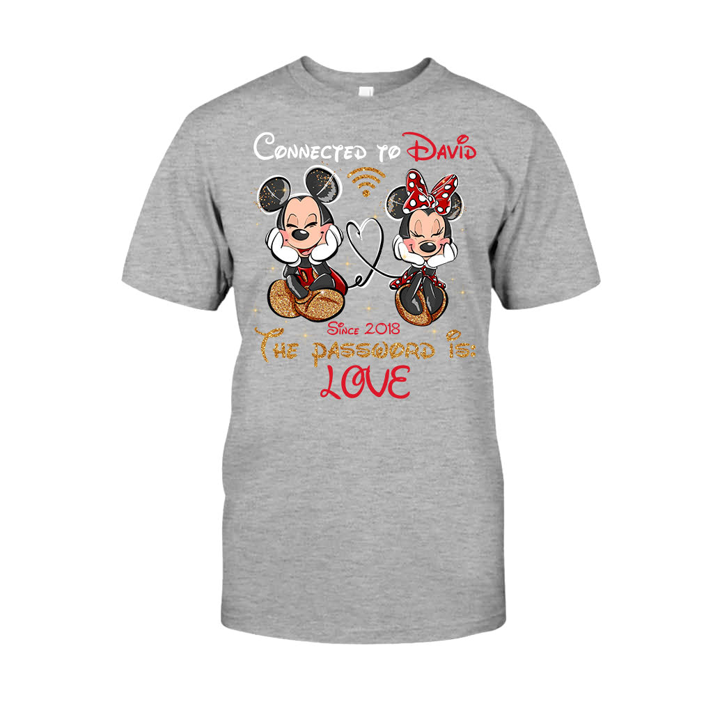 Personalized Couple T-shirt and Hoodie with Custom Names & Year T-shirt & Hoodie GradoCreations