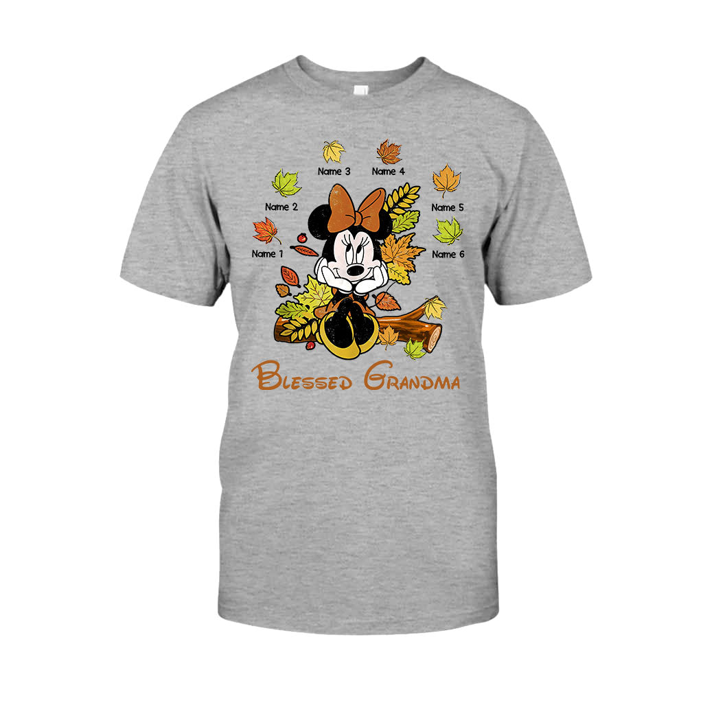 Personalized Blessed Grandma T-Shirt & Hoodie with Custom Names T-shirt & Hoodie GradoCreations