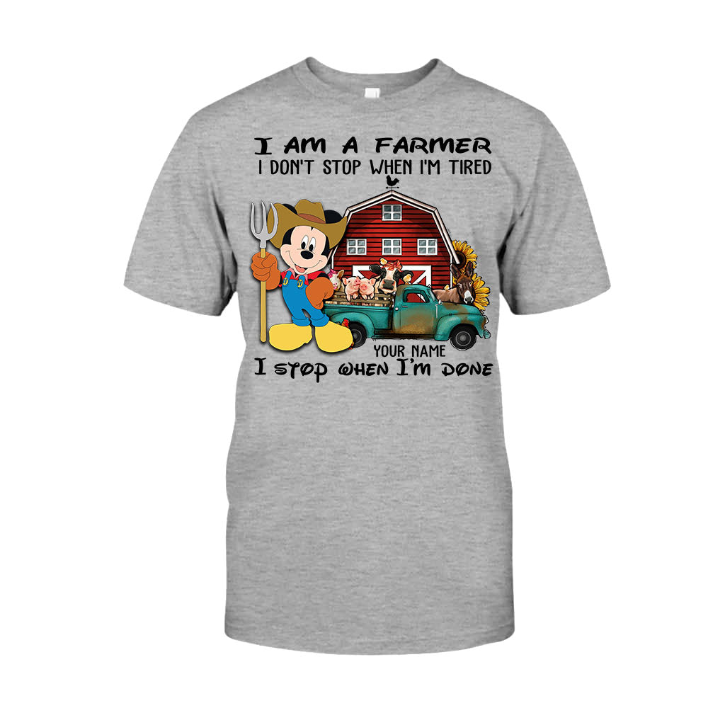Personalized Farmer T-Shirt & Hoodie Custom Name Gift T-shirt & Hoodie GradoCreations
