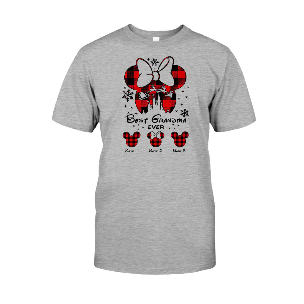 Personalized Christmas T-shirt & Hoodie Gift for Grandma T-shirt & Hoodie GradoCreations