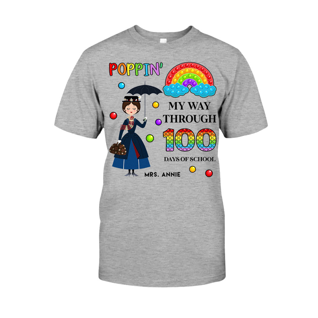 Personalized Teacher T-Shirt 100 Days of School Gift T-shirt & Hoodie GradoCreations