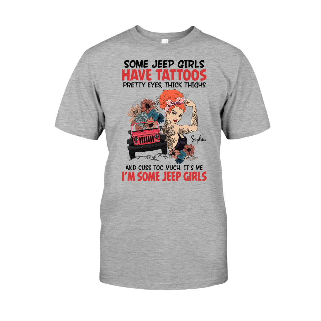 Personalized Jeep Girls T-Shirt Custom Name Gift for Her T-shirt & Hoodie GradoCreations