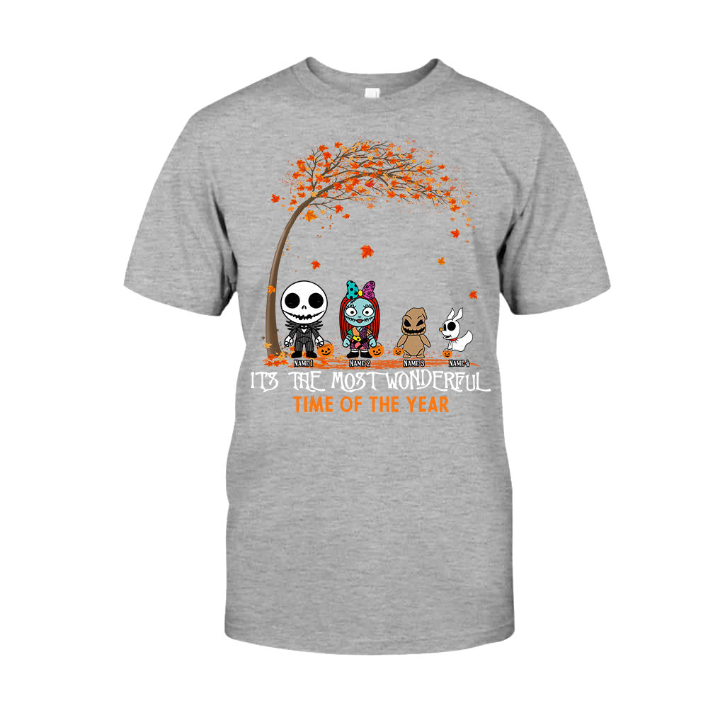 Personalized Halloween T-shirt & Hoodie with Custom Names for Family T-shirt & Hoodie GradoCreations