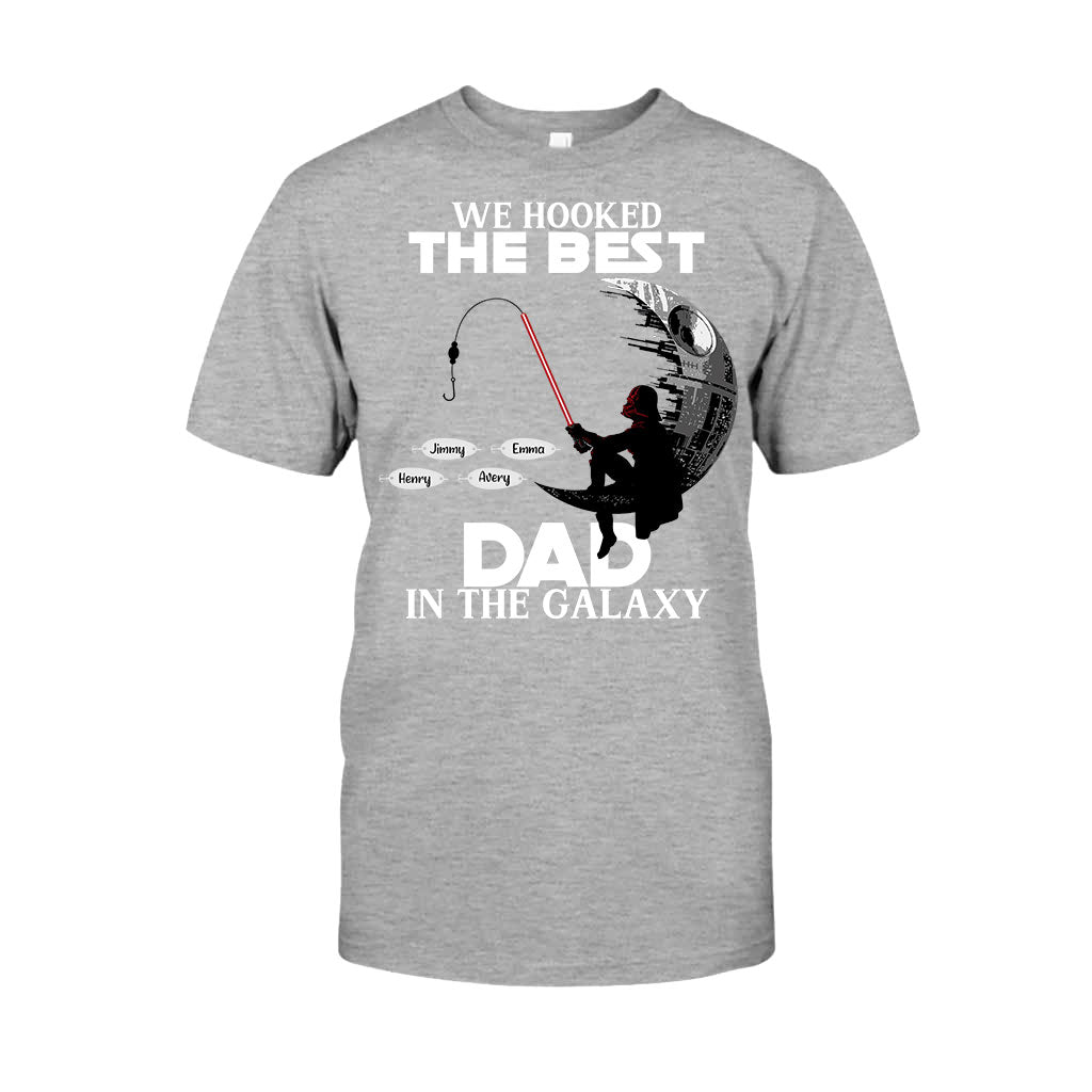 Personalized Fishing T-Shirt & Hoodie for Dad with Custom Names T-shirt & Hoodie GradoCreations