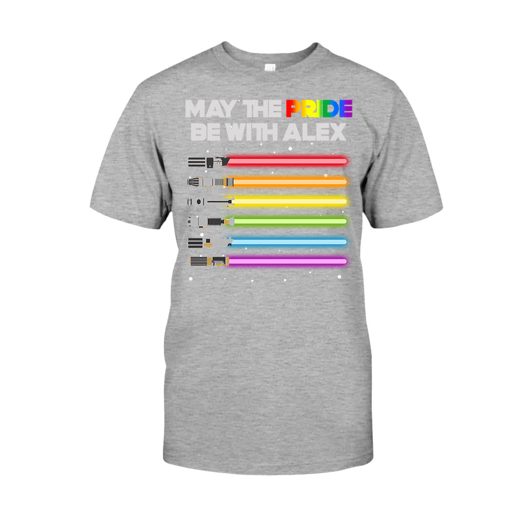 Personalized LGBT Pride T-shirt & Hoodie with Custom Name T-shirt & Hoodie GradoCreations
