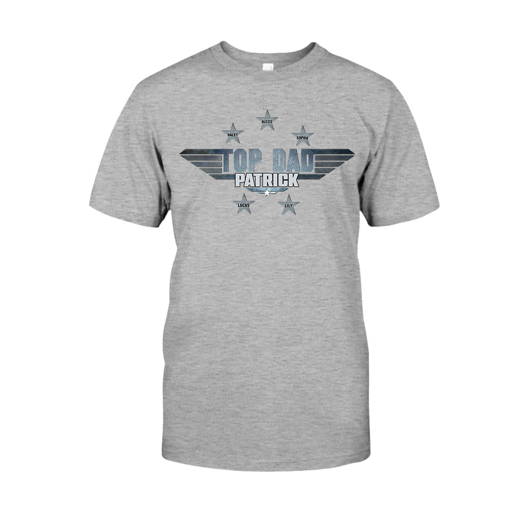 Personalized Top Dad T-shirt & Hoodie Gift with Custom Name T-shirt & Hoodie GradoCreations