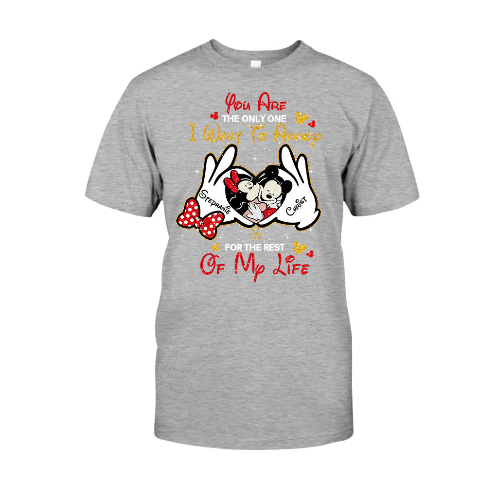 Personalized Couple T-shirt & Hoodie Custom Name Gift T-shirt & Hoodie GradoCreations