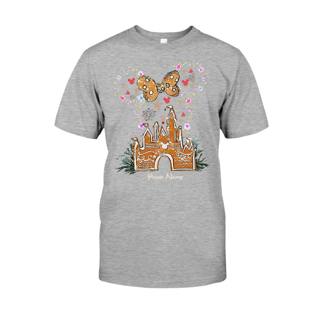 Personalized Merry Christmas Mouse T-shirt & Hoodie Custom Name Gift T-shirt & Hoodie GradoCreations