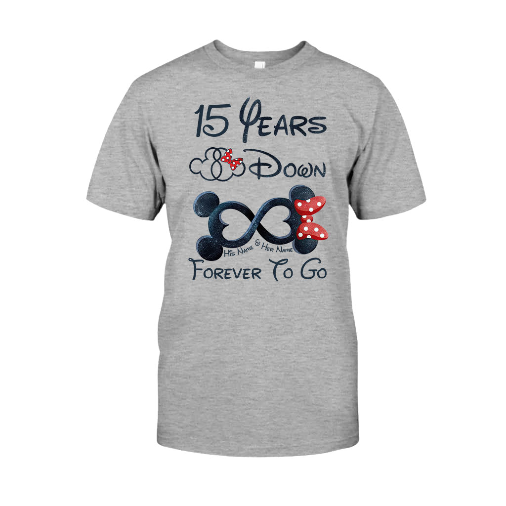 Personalized Forever To Go Mouse T-shirt & Hoodie Gift for Couples T-shirt & Hoodie GradoCreations