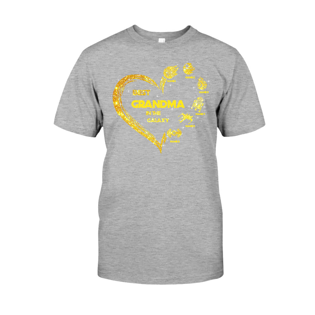 Personalized Best Grandma in the Galaxy T-shirt & Hoodie Gift for Mother's Day T-shirt & Hoodie GradoCreations
