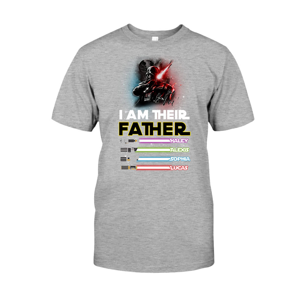 Personalized Father T-shirt & Hoodie with Custom Names | Father's Day Gift T-shirt & Hoodie GradoCreations