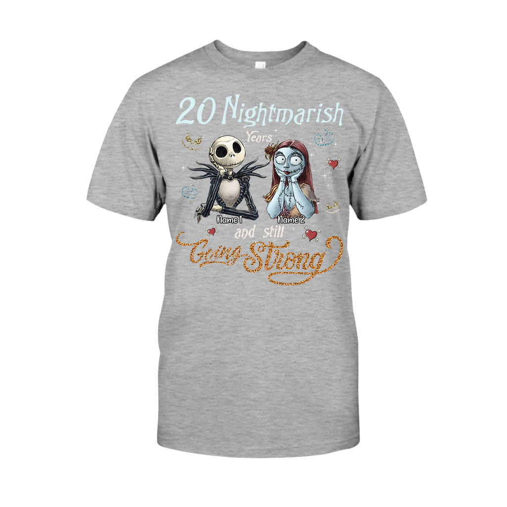 Personalized Couple T-Shirt & Hoodie Nightmare Gift for Anniversary T-shirt & Hoodie GradoCreations