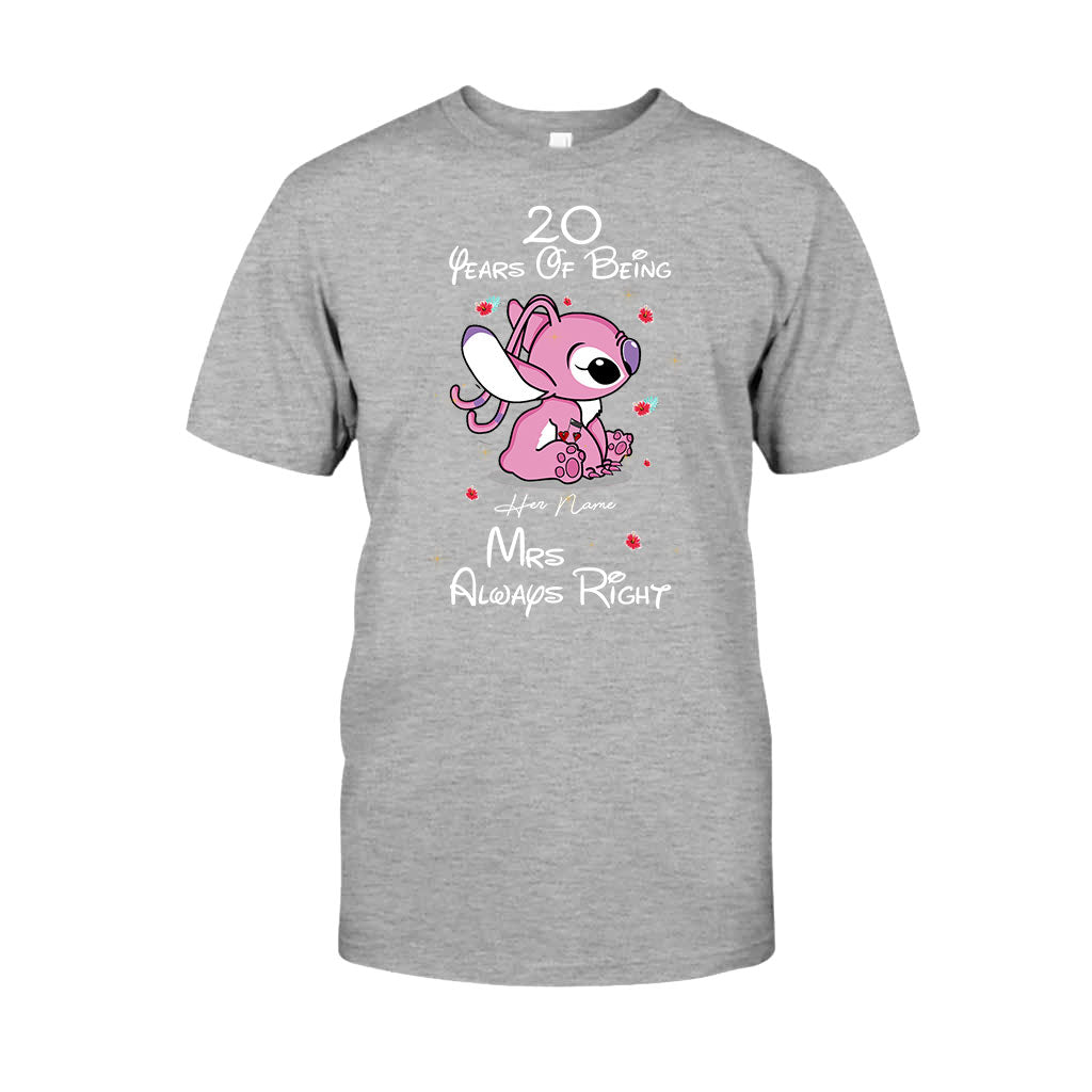 Personalized Couple T-shirt & Hoodie His & Hers Ohana Gift T-shirt & Hoodie GradoCreations