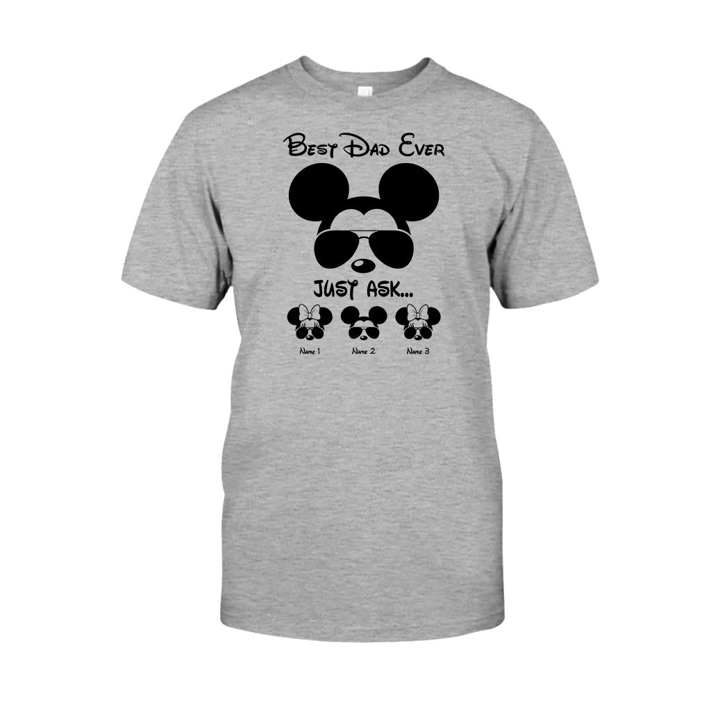 Personalized Mickey Mouse T-shirt & Hoodie Gift for Dad's Day T-shirt & Hoodie GradoCreations