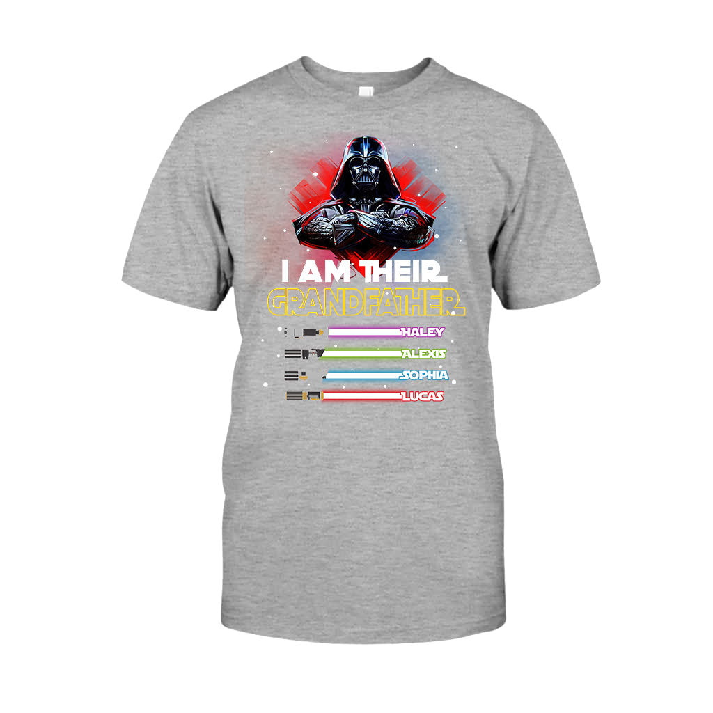 Personalized Grandfather T-shirt & Hoodie with Custom Names T-shirt & Hoodie GradoCreations
