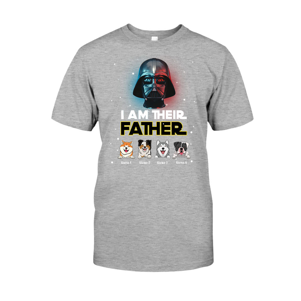 Personalized Dog Dad T-Shirt and Hoodie - I Am Their Father Gift T-shirt & Hoodie GradoCreations