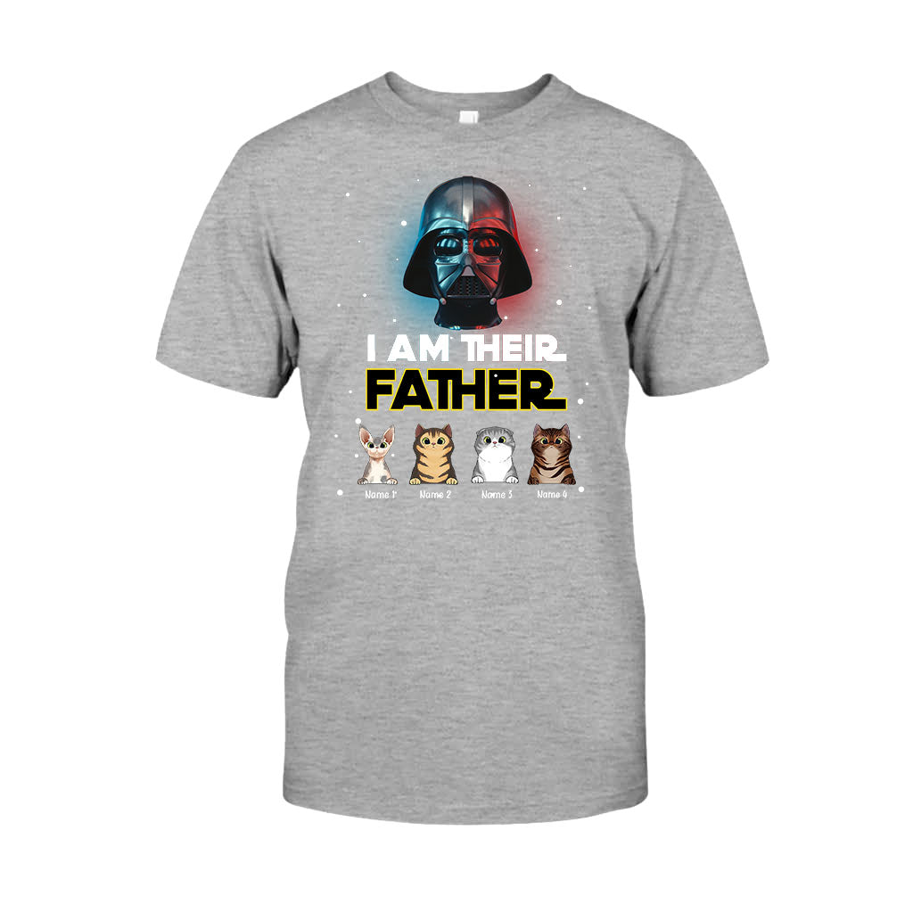 Personalized Cat T-shirt & Hoodie Gift for Dad | I Am Their Father T-shirt & Hoodie GradoCreations