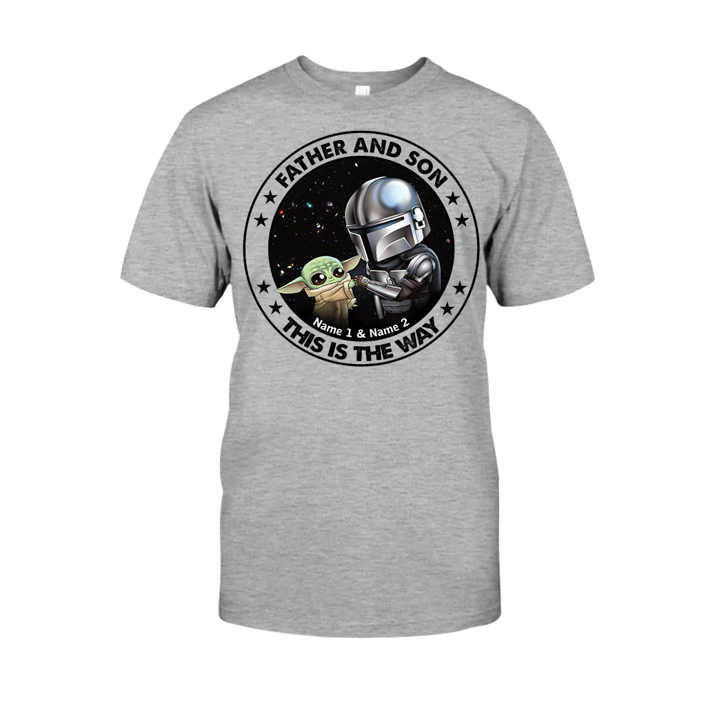 Personalized Father's Day T-shirt & Hoodie with Star Wars Theme T-shirt & Hoodie GradoCreations