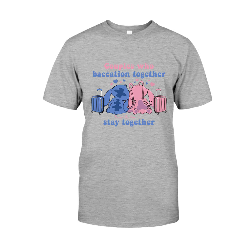 Personalized Baecation Couple T-Shirt and Hoodie Custom Names Gift T-shirt & Hoodie GradoCreations