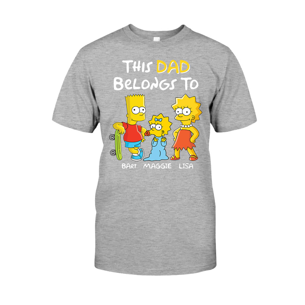 Personalized Dad T-shirt Hoodie Custom Family Gift T-shirt & Hoodie GradoCreations