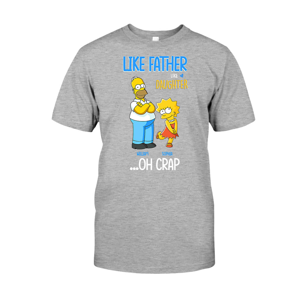 Personalized Father Daughter T-shirt and Hoodie Custom Name Gift T-shirt & Hoodie GradoCreations