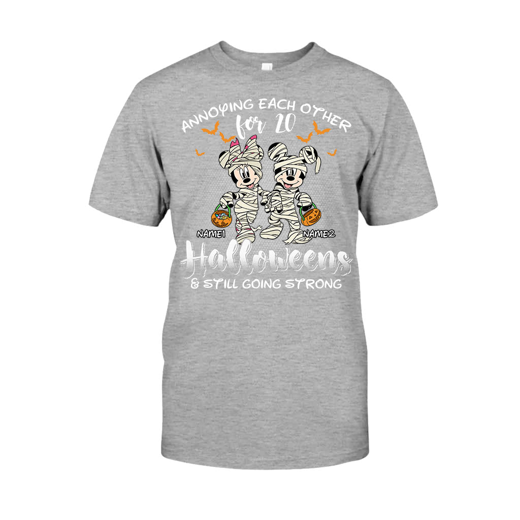 Personalized Halloween Mouse T-shirt & Hoodie Unique Couple Gift T-shirt & Hoodie GradoCreations