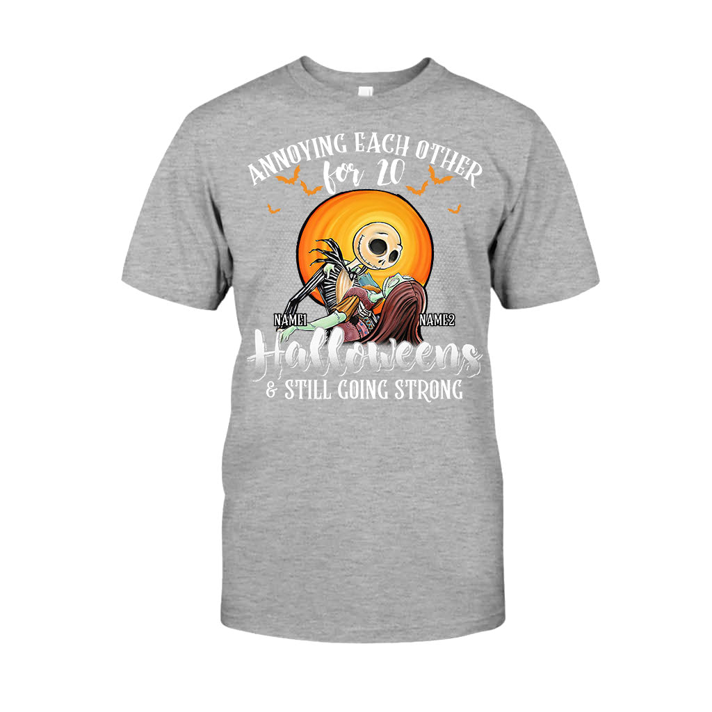 Personalized Halloween T-shirt & Hoodie Custom Names Gift T-shirt & Hoodie GradoCreations