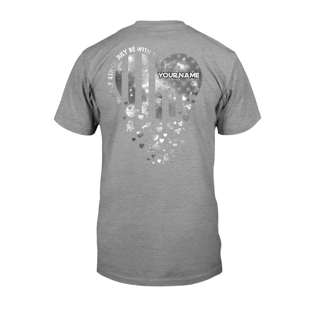 Personalized Independence Day T-Shirt & Hoodie Custom Name Star Wars Gift T-shirt & Hoodie GradoCreations