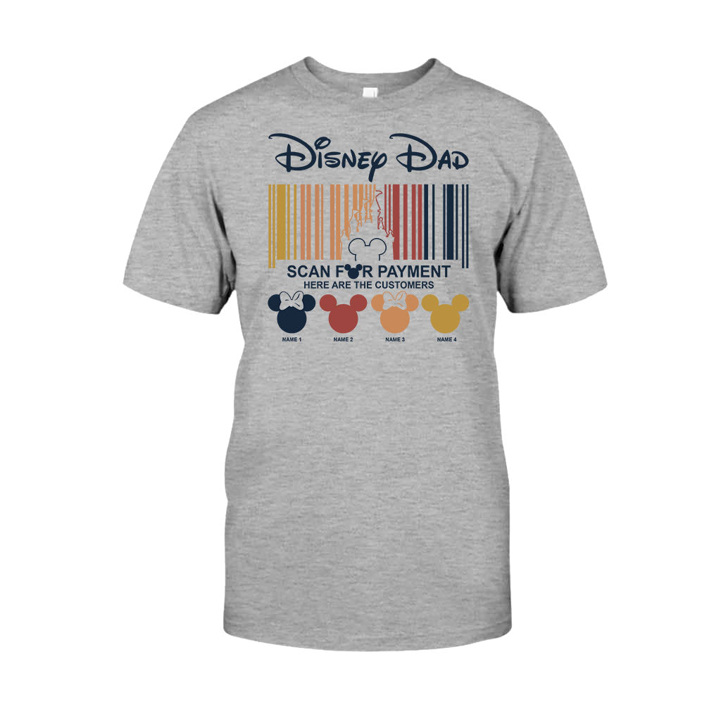 Personalized Scan For Payment T-shirt Hoodie Gift for Dad T-shirt & Hoodie GradoCreations