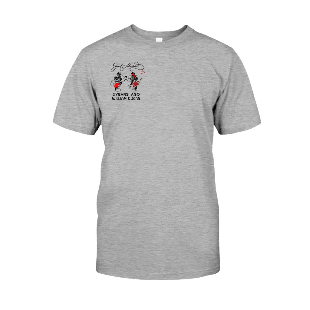 Personalized Just Married Couple T-Shirt & Hoodie Gift T-shirt & Hoodie GradoCreations