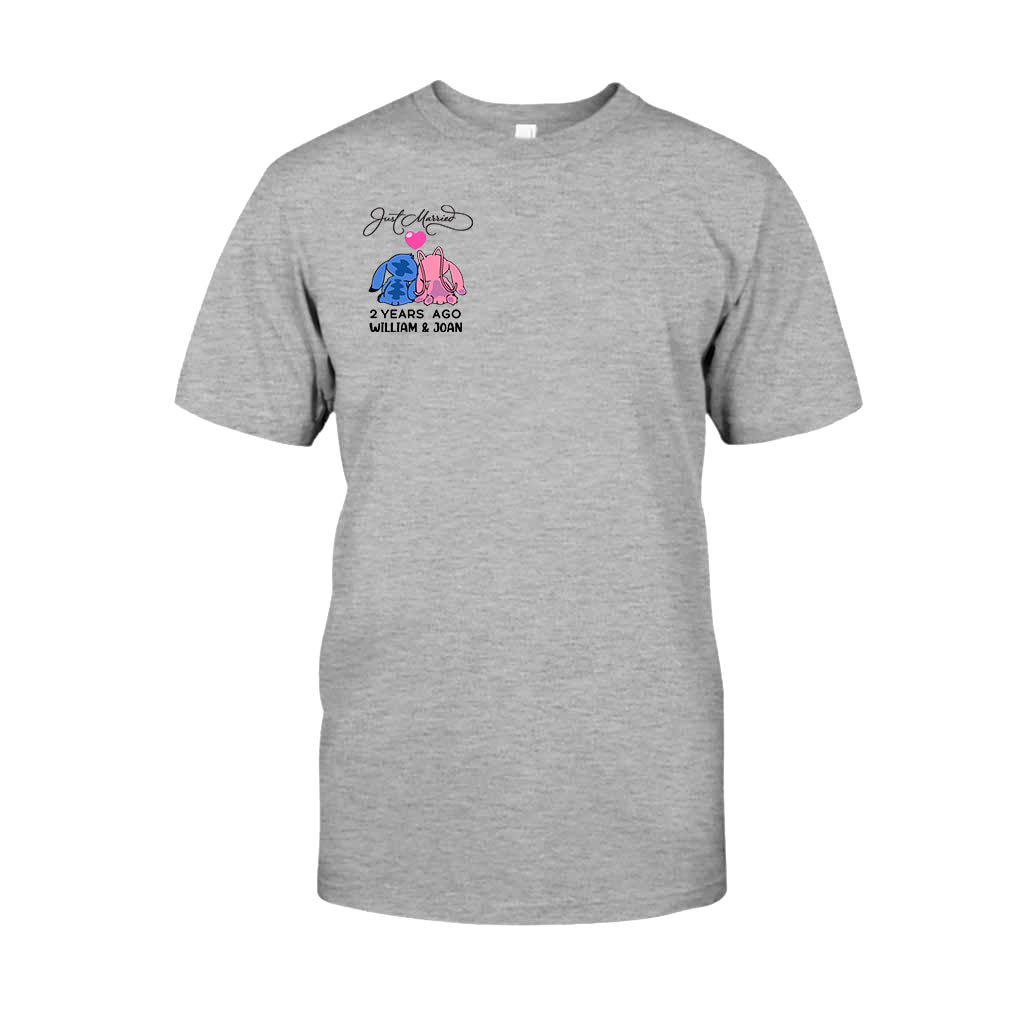 Personalized Just Married Couple T-Shirt & Hoodie Gift Idea T-shirt & Hoodie GradoCreations