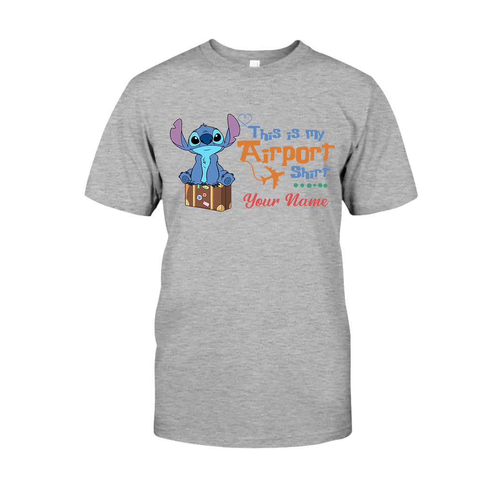 Personalized Ohana Airport T-shirt & Hoodie Custom Name Gift T-shirt & Hoodie GradoCreations